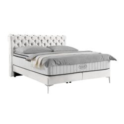 Boxspringbett Queen In Ecru Ca. 180x200cm 180/200 cm Ecru 