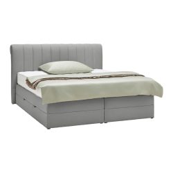 Boxspringbett Belano Dunkelgrau Ca. 200x200cm 200/200 cm Dunkelgrau 