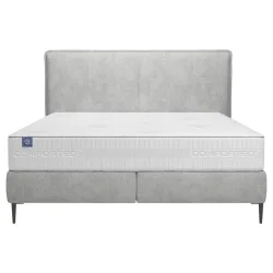 Boxspringbett Positano 160/200 cm Silberfarben 