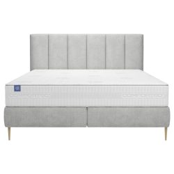 Boxspringbett Positano 180/200 cm Silberfarben 