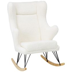 Schaukelstuhl In Creme Webpelz Creme 