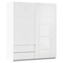 Schwebetürenschrank Elara In Weiss 181/210/62 cm Weiss 