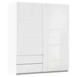 Schwebetürenschrank Elara In Weiss 181/210/62 cm Weiss 