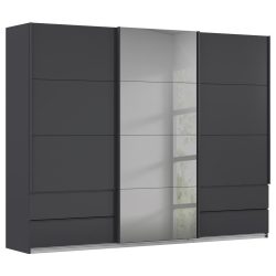 Schwebetürenschrank Elara In Grau 271/210/62 cm Grau 