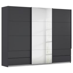 Schwebetürenschrank Elara In Grau 271/210/62 cm Grau 