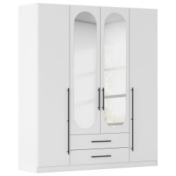 Drehtürenschrank Velora Weiss 181/210/54 cm 