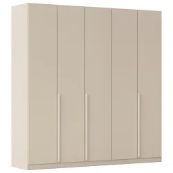 Drehtürenschrank Briona Champagnerfarben 226/229/54 cm Champagner 