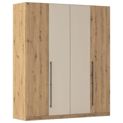 Kleiderschrank Safari Champagner/eiche Artisan Champagner, Eiche Artisan 