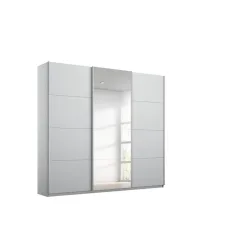 Schwebetürenschrank In Grau Ca. 203x229x62cm 203/229/62 cm Grau 