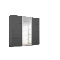 Schwebetürenschrank In Grau Ca. 203x229x62cm 203/229/62 cm Grau 