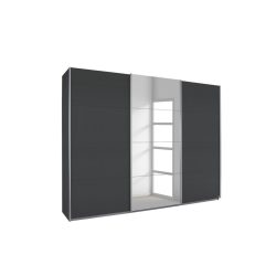 Schwebetürenschrank In Dunkelgrau Ca. 271x210x62cm 271/210/62 cm Dunkelgrau 