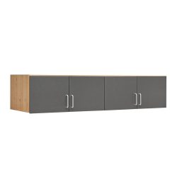Aufsatzschrank Aalen-extra In Grau/eiche Artisan 
