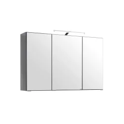 Spiegelschrank Florida In Graphitfarben Mit Led 100/64/20 cm 