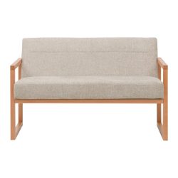 2-sitzer-sofa Malmö Hellgrau Leinenoptik Hellgrau 