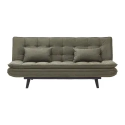 Schlafsofa Sun Grün Grün Holz, Textil 