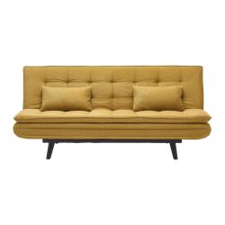 Schlafsofa Sun Gelb Gelb Holz, Textil 