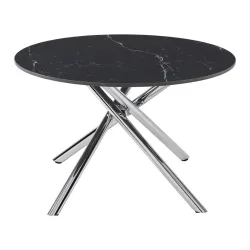Couchtisch Lance Metall, Keramik 70/70/44 cm 