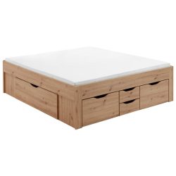 Stauraumbett Noah In Eiche Artisan Ca. 180x200cm 180/200 cm Eiche Artisan 