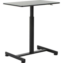 Schreibtisch Danny Schwarz 75/48/75-110 cm Schwarz 