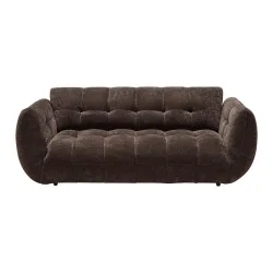 Bigsofa Carlos Dunkelbraun Textil Dunkelbraun 