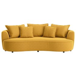 Megasofa Levi Textil Senfgelb 