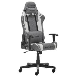 Gamingstuhl Prince In Grau/schwarz/weiss Grau, Schwarz, Weiss 