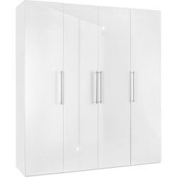 Drehtürenschrank In Weiss 196/219/60 cm Weiss 