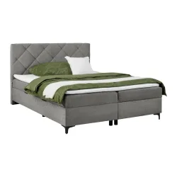 Boxbett Wind Dunkelgrau Ca. 160x200cm 160/200 cm Dunkelgrau 