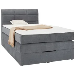 Boxspringbett Runner Grau Ca. 140x200cm 140/200 cm Dunkelgrau 