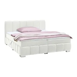 Boxbett Elaris -Exklusiv- -Top- 200/200 cm Weiss 