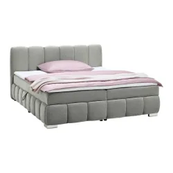 Boxbett Elaris -Exklusiv- -Top- 160/200 cm Dunkelgrau 