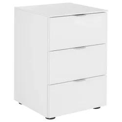 Nachtkästchen In Weiss 40/58/40 cm 