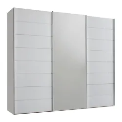 Schwebetürenschrank Sonate Como In Grau 298/222/68 cm Grau 