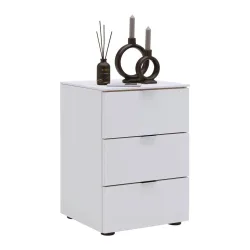 Nachtkästchen Sonate In Grau 40/58/40 cm Grau 