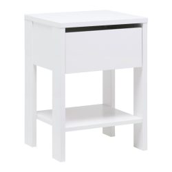 Nachttisch Nizza Weiss 42/57,5/36 cm Weiss 