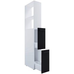 VCM - BadschrankSadilo XL, One Size, Weiss / Anthrazit