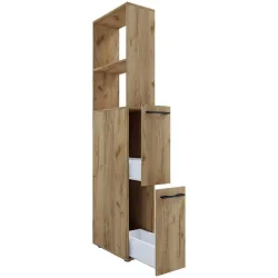VCM - BadschrankSadilo XL, One Size, Honig-Eiche