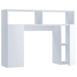 VCM - Holz Wandregal Hängeregal Überbau WC Toilette Badmöbel Waschmaschine Schrank Regal Tinoli S, 76 CM, Weiss