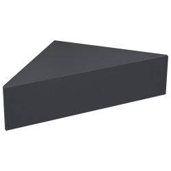VCM - Holz Wandschublade Nachtschrank Wandboard Eckregal Schublade Konsole Nachttisch Usal S, 60 cm, Anthrazit