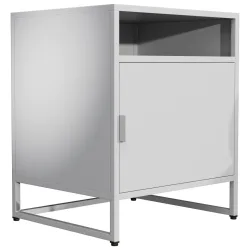 Nachttisch Flokas L 45/55/40 cm Weiss 