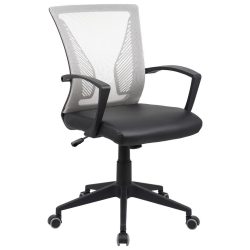 Drehstuhl Offilo Pu Grün, Schwarz 