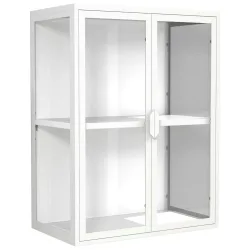 Hängevitrine Flokas M Weiss 