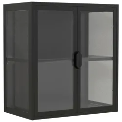 Hängevitrine Flokas S Schwarz 