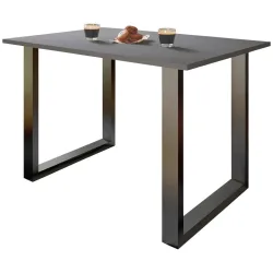 Schreibtisch Lona 110/50/76 cm Anthrazit, Schwarz 