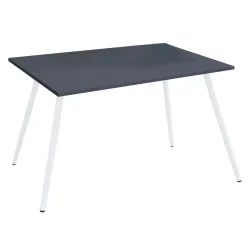 Schreibtisch Salia 138/50/70 cm Anthrazit, Weiss 