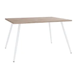 Schreibtisch Salia 110/80/70 cm Weiss, Sonoma Eiche 