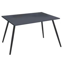 Schreibtisch Salia 110/80/70 cm Anthrazit, Schwarz 