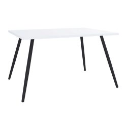 Schreibtisch Salia 138/80/70 cm Schwarz, Weiss 