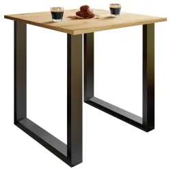 Esstisch Xona Metall, Holzwerkstoff 80/80/76 cm 