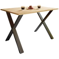 Esstisch Xona Metall, Holzwerkstoff 110/80/76 cm 